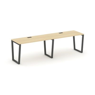 Style Project Fusion SN-6T2.ORS-003 (Акация лорка/Антрацит) Рабочая станция односторонняя