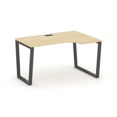 Style Project Fusion SN-6T2.SPA-001(R) (Акация лорка/Антрацит) Стол рабочий эргономичный