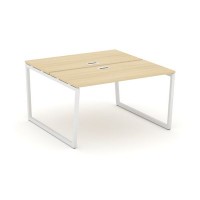 Style Project Fusion SN-4T2.DRS-013 (Акация лорка/Белый) Рабочая станция двухсторонняя