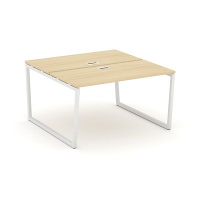 Style Project Fusion SN-4T2.DRS-013 (Акация лорка/Белый) Рабочая станция двухсторонняя