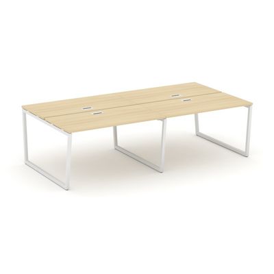 Style Project Fusion SN-4T2.DRS-054 (Акация лорка/Белый) Рабочая станция двухсторонняя