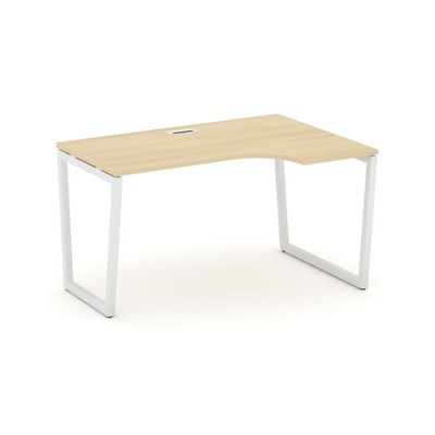 Style Project Fusion SN-4T2.SPA-002(R) (Акация лорка/Белый) Стол рабочий эргономичный