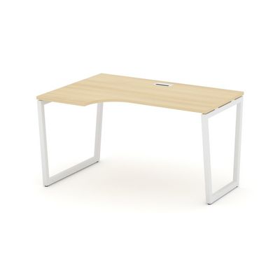 Style Project Fusion SN-4T2.SPA-012(L) (Акация лорка/Белый) Стол рабочий эргономичный