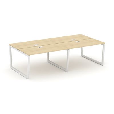 Style Project Fusion SN-5T2.DRS-043 (Акация лорка/Белый) Рабочая станция двухсторонняя