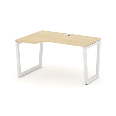 Style Project Fusion SN-5T2.SPA-002(L) (Акация лорка/Белый) Стол рабочий эргономичный