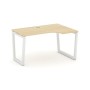 Style Project Fusion SN-5T2.SPA-012(R) (Акация лорка/Белый) Стол рабочий эргономичный