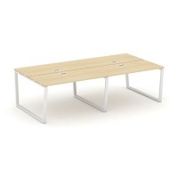 Style Project Fusion SN-6T2.DRS-033 (Акация лорка/Белый) Рабочая станция двухсторонняя