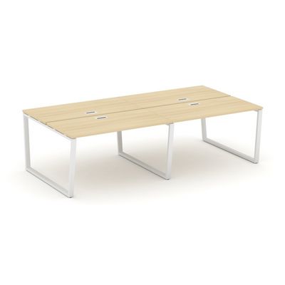 Style Project Fusion SN-6T2.DRS-034 (Акация лорка/Белый) Рабочая станция двухсторонняя