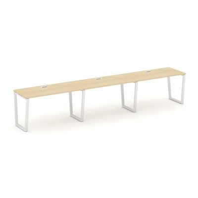 Style Project Fusion SN-6T2.ORS-032 (Акация лорка/Белый) Рабочая станция односторонняя