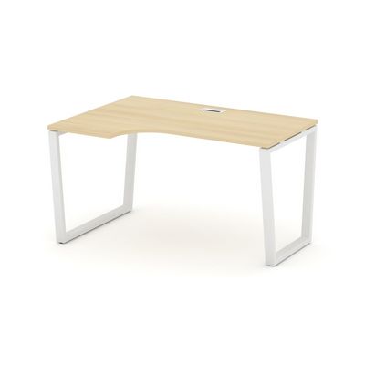 Style Project Fusion SN-6T2.SPA-001(L) (Акация лорка/Белый) Стол рабочий эргономичный