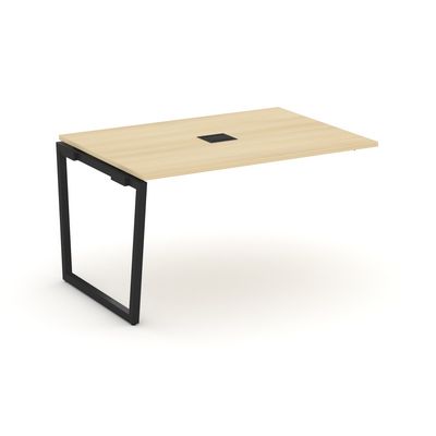 Style Project Fusion SN-4T2.NSPRG-002 (Акация лорка/Черный) Проходной наборный элемент переговорного стола