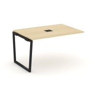 Style Project Fusion SN-4T2.NSPRG-003 (Акация лорка/Черный) Проходной наборный элемент переговорного стола