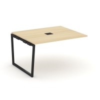 Style Project Fusion SN-4T2.NSPRG-032 (Акация лорка/Черный) Проходной наборный элемент переговорного стола