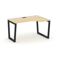 Style Project Fusion SN-5T2.SPA-002(R) (Акация лорка/Черный) Стол рабочий эргономичный