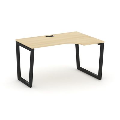 Style Project Fusion SN-5T2.SPA-002(R) (Акация лорка/Черный) Стол рабочий эргономичный