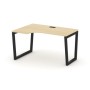 Style Project Fusion SN-5T2.SPA-011(L) (Акация лорка/Черный) Стол рабочий эргономичный
