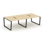 SN-6T2.DRS-042 Рабочая двухсторонняя станция, акация лорка, м/к черный