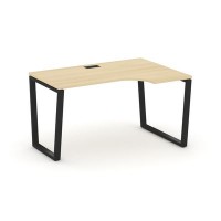 Style Project Fusion SN-6T2.SPA-002(R) (Акация лорка/Черный) Стол рабочий эргономичный