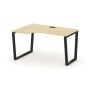 Style Project Fusion SN-6T2.SPA-021(L) (Акация лорка/Черный) Стол рабочий эргономичный