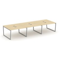 Style Project Fusion SN-4T2.DRS-072 (Акация лорка/Серый) Рабочая станция двухсторонняя