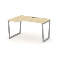 Style Project Fusion SN-4T2.SPA-001(L) (Акация лорка/Серый) Стол рабочий эргономичный