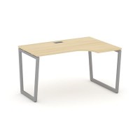 Style Project Fusion SN-4T2.SPA-002(R) (Акация лорка/Серый) Стол рабочий эргономичный