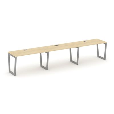 Style Project Fusion SN-5T2.ORS-053 (Акация лорка/Серый) Рабочая станция односторонняя