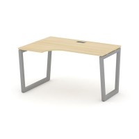 Style Project Fusion SN-5T2.SPA-002(L) (Акация лорка/Серый) Стол рабочий эргономичный