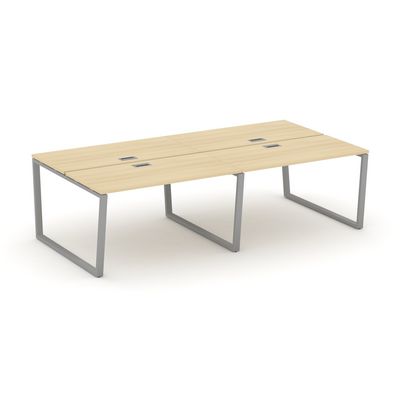 Style Project Fusion SN-6T2.DRS-034 (Акация лорка/Серый) Рабочая станция двухсторонняя