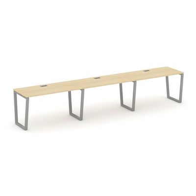 Style Project Fusion SN-6T2.ORS-054 (Акация лорка/Серый) Рабочая станция односторонняя