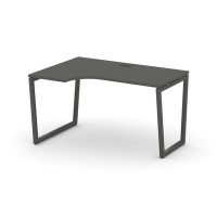 Style Project Fusion SN-4T2.SPA-001(L) (Антрацит/Антрацит) Стол рабочий эргономичный