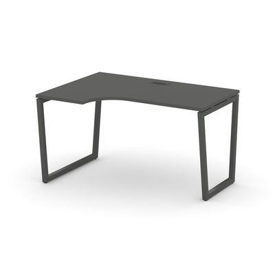 Style Project Fusion SN-4T2.SPA-001(L) (Антрацит/Антрацит) Стол рабочий эргономичный