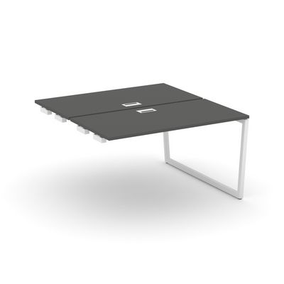 Style Project Fusion SN-4T2.DPRS-021 (Антрацит/Белый) Стол приставка к опорным элементам