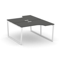 Style Project Fusion SN-4T2.DRPA-002 (Антрацит/Белый) Рабочая станция эргономичная