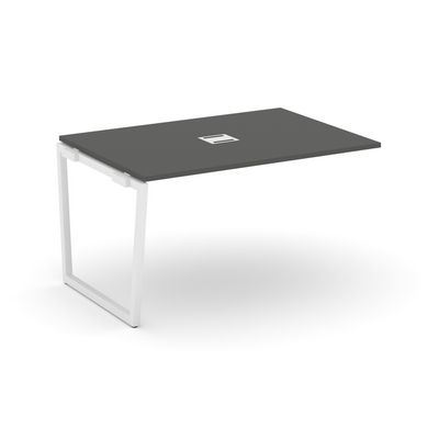 Style Project Fusion SN-4T2.NSPRG-004 (Антрацит/Белый) Проходной наборный элемент переговорного стола