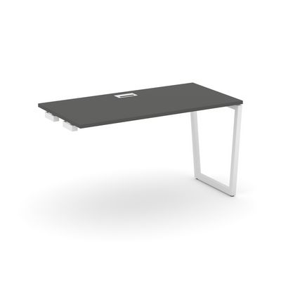 Style Project Fusion SN-4T2.OPRS-002 (Антрацит/Белый) Стол приставка к опорным элементам