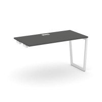 Style Project Fusion SN-4T2.OPRS-024 (Антрацит/Белый) Стол приставка к опорным элементам