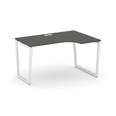 Style Project Fusion SN-4T2.SPA-011(R) (Антрацит/Белый) Стол рабочий эргономичный