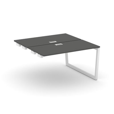 Style Project Fusion SN-5T2.DPRS-013 (Антрацит/Белый) Стол приставка к опорным элементам