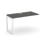 SN-5T2.ONRS-012 Проходной наборный элемент, цвет антрацит, белый металл