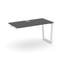 Style Project Fusion SN-5T2.OPRS-001 (Антрацит/Белый) Стол приставка к опорным элементам