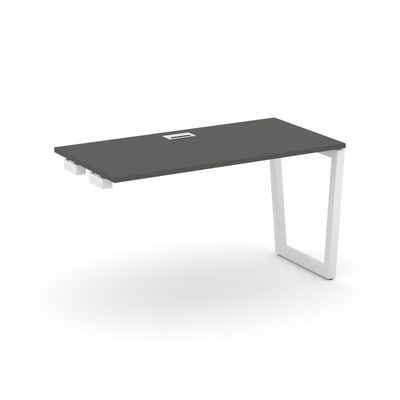 Style Project Fusion SN-5T2.OPRS-013 (Антрацит/Белый) Стол приставка к опорным элементам