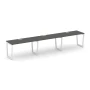 SN-5T2.ORS-053 Рабочая станция 1-сторонняя, цвет антрацит, металл белый