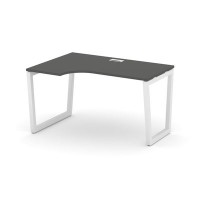 Style Project Fusion SN-5T2.SPA-002(L) (Антрацит/Белый) Стол рабочий эргономичный