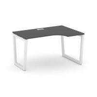 Style Project Fusion SN-5T2.SPA-002(R) (Антрацит/Белый) Стол рабочий эргономичный