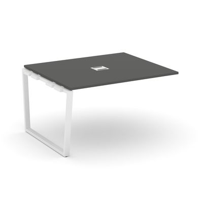 Style Project Fusion SN-6T2.NSPRG-034 (Антрацит/Белый) Проходной наборный элемент переговорного стола
