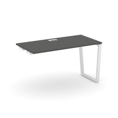 Style Project Fusion SN-6T2.OPRS-012 (Антрацит/Белый) Стол приставка к опорным элементам