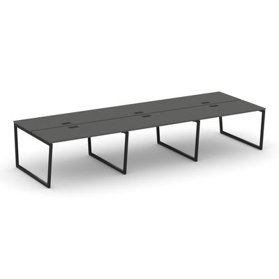 Style Project Fusion SN-4T2.DRS-062 (Антрацит/Черный) Рабочая станция двухсторонняя