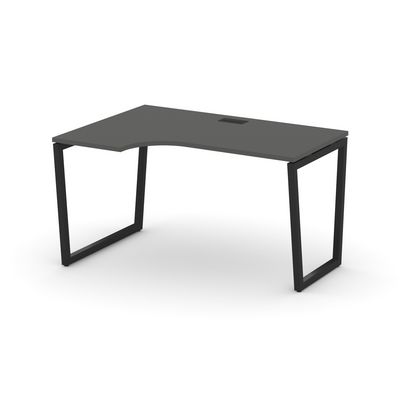 Style Project Fusion SN-4T2.SPA-001(L) (Антрацит/Черный) Стол рабочий эргономичный