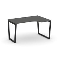 Style Project Fusion SN-4T2.SPA-002(R) (Антрацит/Черный) Стол рабочий эргономичный